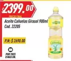 cañuelas - Aceite Girasol 900ml Cod. 22205