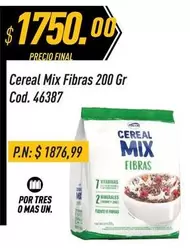 Mas - Cereal Mix Fibras 200 Gr