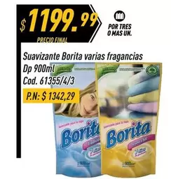 Borita - Suavizante varias fragancias