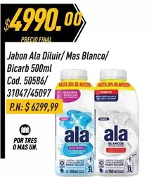 Ala - Diluir/Mas Blanco/ Bicarb 500ml