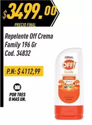 Off - Crema Family 196 Gr