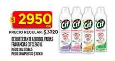 Cif - DESINFECTANTE AEROSOL VARIAS FRAGANCIAS