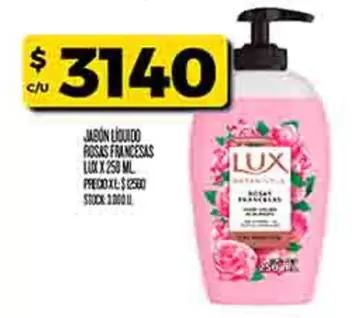 Lux - JABÓN LIQUIDO ROSAS FRANCESAS