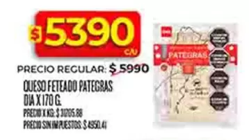 Dia - QUESO FETEADO PATEGRAS