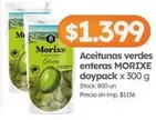 Morixe - Aceitunas verdes enteras