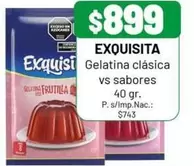 Exquisita - Gelatina clásica
