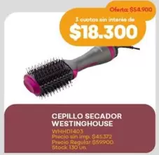 CEPILLO SECADOR WHHD1403