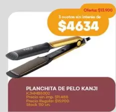 Kanji - PLANCHITA DE PELO KJHHB5002
