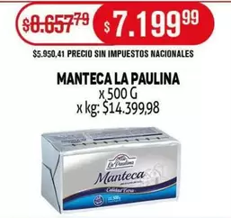 La paulina - MANTECA