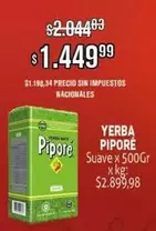 Pipore - YERBA PIPORÉ