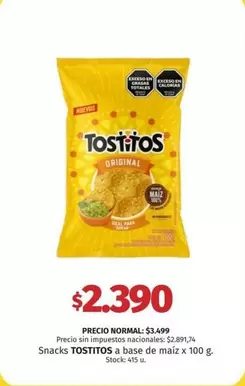 Tostitos - Snacks a base de maíz