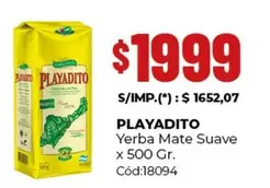 Playadito - Yerba Mate Suave