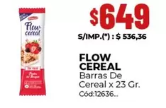 Flow - Barras De Cereal