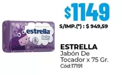 Estrella - Jabón De Tocador x 75 Gr.