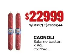 Cagnoli - Salame bastón
