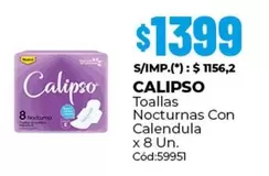 Calipso - Toallas Nocturnas Con Calendula