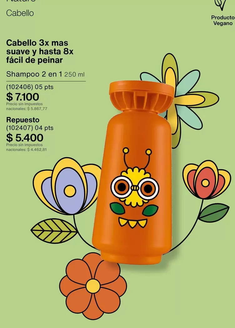 Mas - Shampoo 2 en 1