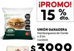 Unión - Hamburguesa de Cerdo
