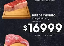 X$ - BIFE DE CHORIZO