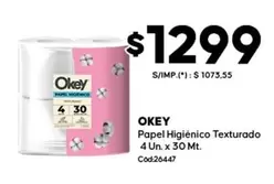Okey - Papel Higiénico Texturado