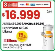 Liliana - Exprimidor AE940