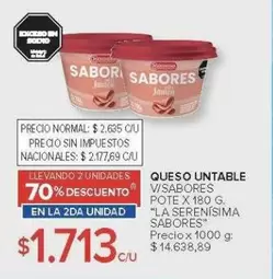 La Serenísima - QUESO UNTABLE