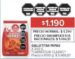Carrefour - GALLETITAS PEPAS