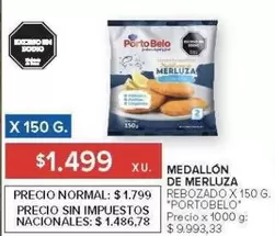 Porto Belo - MEDALLÓN DE MERLUZA