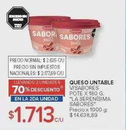 La Serenísima - QUESO UNTABLE