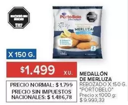 Porto Belo - MEDALLÓN DE MERLUZA