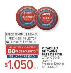 Swift - PICADILLO DE CARNE/ PATÉ DE FOIE