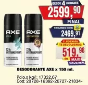 Axe - DESODORANTE AXE