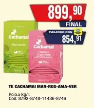 Cachamai - TE CACHAMAI MAN-ROS-AMA-VER