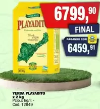 Playadito - YERBA PLAYADITO