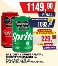 Sprite - COCA / SPRITE / FANTA / SCHWEPPES