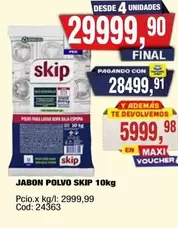Skip - JABON POLVO 10kg