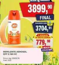 Off - REPELENTE AEROSOL