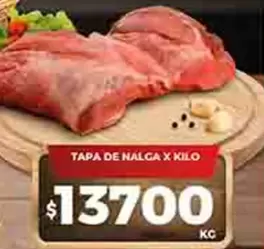 X$ - TAPA DE NALGA X KILO