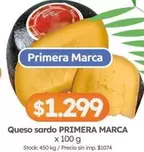 Primera marca - Queso sardo