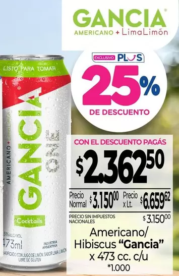 Gancia - Americano/ Hibiscus