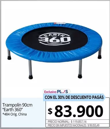 Trampolín 90cm "Earth 360"