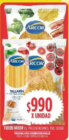 Arcor - FIDEOS