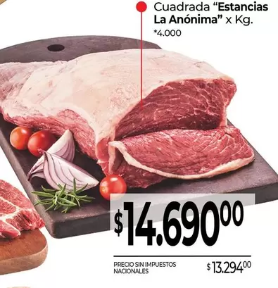 La Anónima - Cuadrada "Estancias " x Kg.