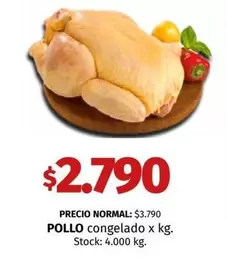 X$ - POLLO congelado x kg