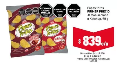 Primer - Papas fritas