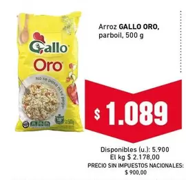 Gallo - Arroz ORO