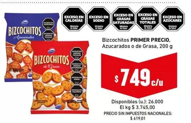 Primer - Bizcochitos PRIMER PRECIO
