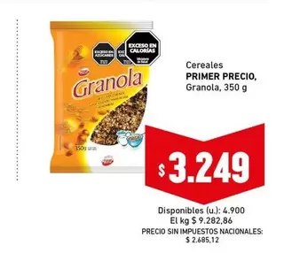 Primer Precio - Granola