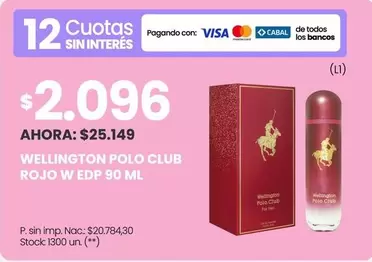 Polo - ROJO W EDP 90 ML