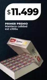 Primer Premio - Manteca calidad ext x100u